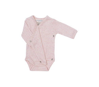 Newborn wrap body - orchid/offwhite - Serendipity Organics