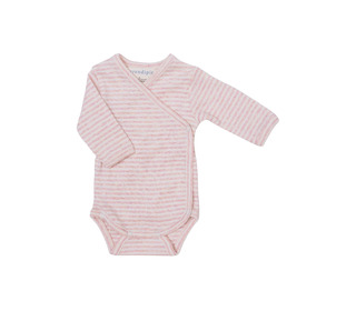 Newborn wrap body - orchid/offwhite - Serendipity Organics