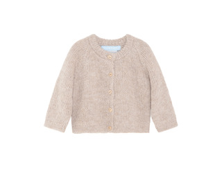 Baby alpaca suri cardigan - oat milk - Serendipity Organics Baby alpaca suri cardigan - oat milk - Serendipity Organics