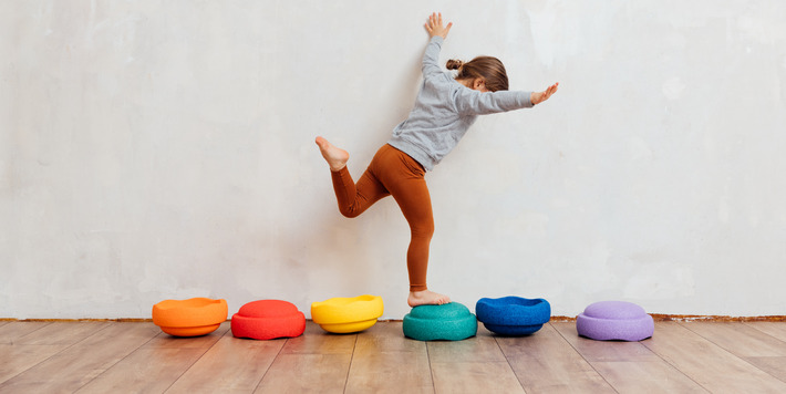 Stapelstein • Stapelstein® Original rainbow classic - 6 • Speelse beweging voor iedereen en overal