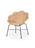 Flower children's seat - rattan