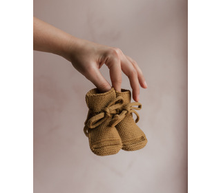 Booties - ochre - Hvid