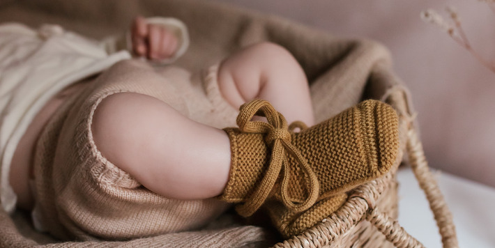 Hvid • booties - ochre