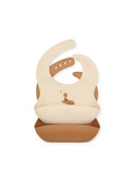 2 pack silicone bibs - foxie
