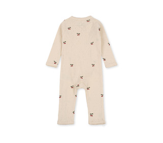 Minnie newborn onesie gots - cherry - Konges Sløjd