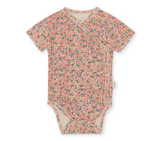 Basic SS newborn body - jardin rouge - Konges Sløjd