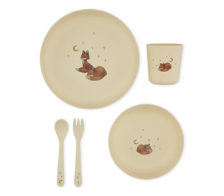 Pla dinner sets - foxie - Konges Sløjd