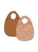 2 pack dinner bib - villetta/almond