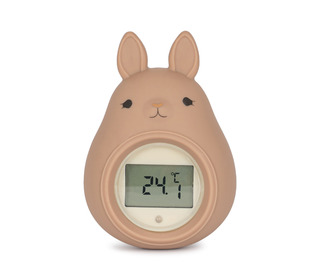 Bunny bath thermometer - blush - Konges Sløjd