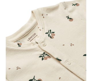 Birk printed pyamas jumpsuit - peach/seashell mix - Liewood