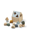 Ludwig puzzle house - faune green multi mix