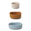 Eddie bowls 3-pack - blue multi mix - Liewood