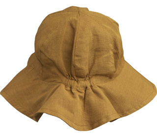 Amelia linen sun hat - golden - Liewood