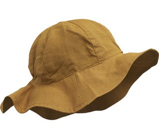 Amelia linen sun hat - golden - Liewood