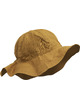 Amelia linen sun hat - golden