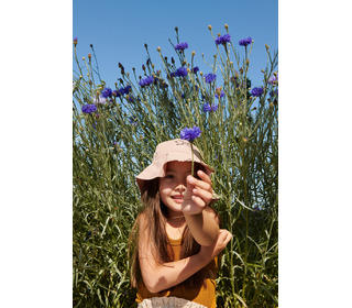 Amelia linen sun hat - rose - Liewood