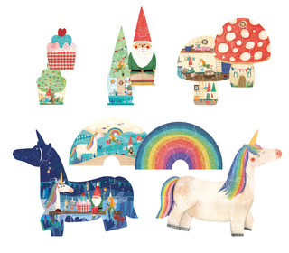 Happy birthday unicorn Puzzle - Londji