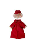 Raincoat w. hat, teddy mum