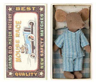 Big brother mouse in matchbox - Maileg