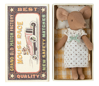 Big sister mouse in matchbox - Maileg