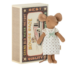 Big sister mouse in matchbox - Maileg