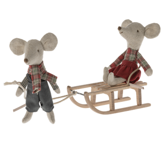Sled, mouse - Maileg Sled, mouse - Maileg