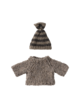 Knitted sweater and hat, big brother mouse