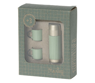 Thermos and cups - mint - Maileg