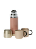 Thermos and cups - soft coral