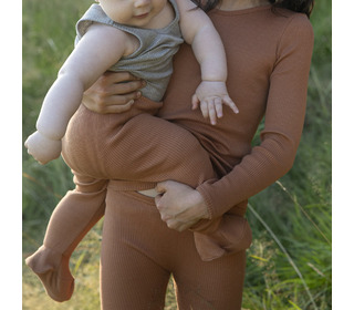 Bamse leggings/pants - rooibos - Minimalisma