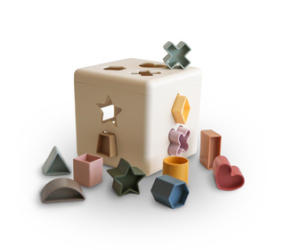 Shape sorting box - Mushie