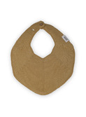 Knitted bib Fjola - honey