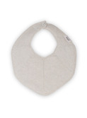 Knitted bib Fjola - ivory