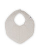 Knitted bib Fjola - ivory