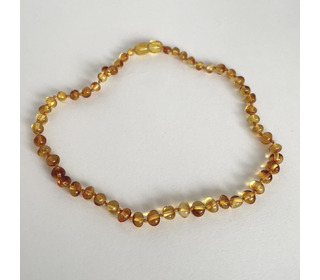 Baltic amber necklace - honey - Saga Copenhagen