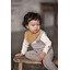 Knitted bib Fjola - honey - Saga Copenhagen