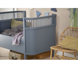 The Sebra bed, baby & jr., Forest lake blue - Sebra