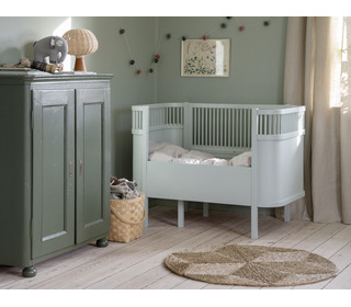 The Sebra bed, baby & jr., Mist green - Sebra