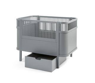 The Sebra bed Drawer, Baby & Jr. Classic grey - Sebra