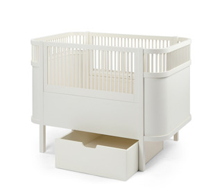 The Sebra bed Drawer, Baby & Jr. Classic white - Sebra