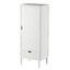 The Sebra Wardrobe, single door, white  - Sebra