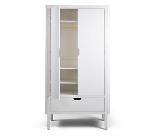 The Sebra Wardrobe, double door, white - Sebra