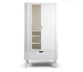 The Sebra Wardrobe, double door, white - Sebra