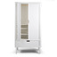 The Sebra Wardrobe, double door, white - Sebra