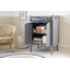 Sebra changing unit, doors - Classic grey - Sebra