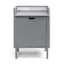 Sebra changing unit, doors - Classic grey - Sebra