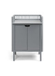 Sebra changing unit, doors - Classic grey