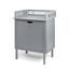 Sebra changing unit, doors - Classic grey - Sebra