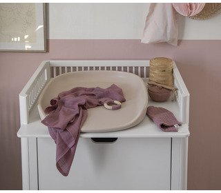 Pusle pur changing mat - jetty beige - Sebra