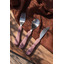 Cutlery, silicone, Fanto - vintage rose - Sebra
